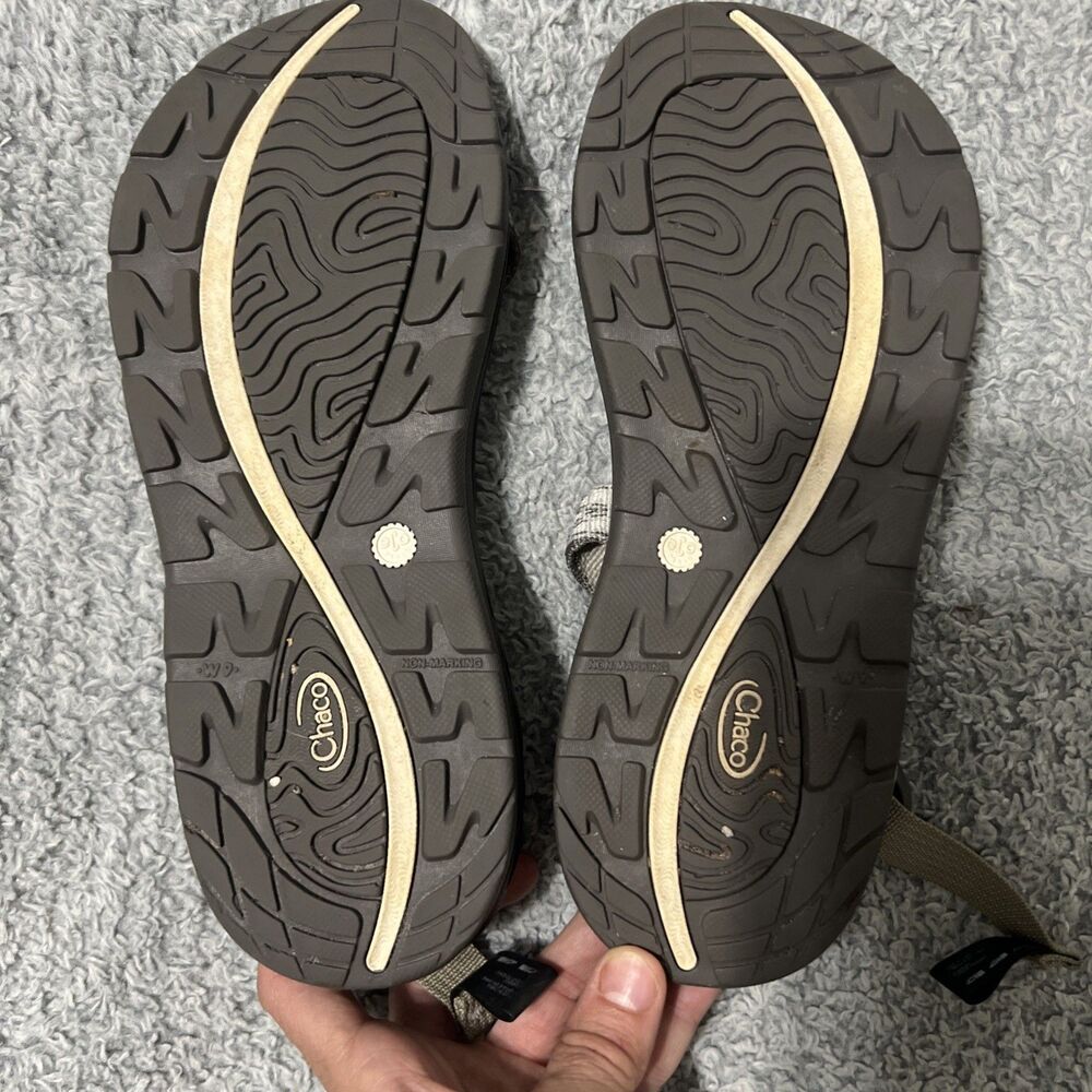 Chaco Ladies Sandals Sz 9 Beige Casual - Picture 7 of 12